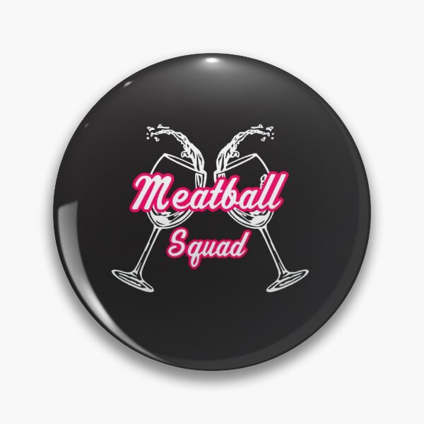 Item preview, Meatball m-erch Meatball Squad Wine Glasses designed and sold by WinstonGraham.