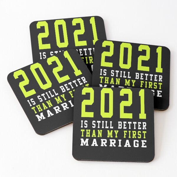 Item preview, 2021 Is Still Better Than My Second Marriage For Men & Women T-Shirts designed and sold by Toumi ⭐⭐⭐⭐⭐.