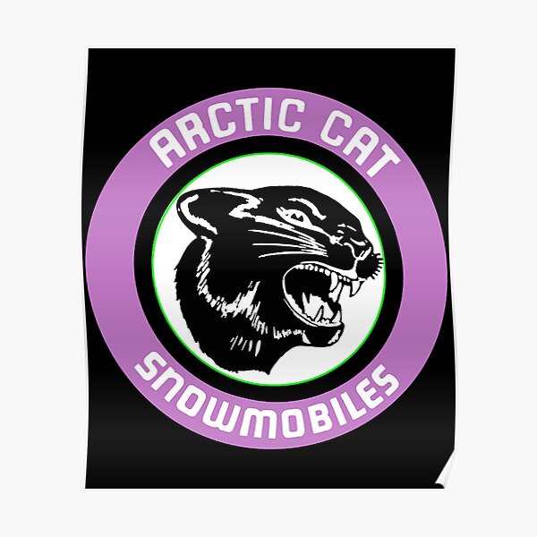 Reproduction Vintage Arctic Cat Snowmobiles Color Mouse Pad 