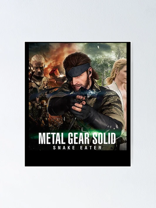 L GEAR SOLID Δ SNAKE EATER ポスター Limited edition 24”x36” METAL GEAR SOLID Δ: SNAKE EATER