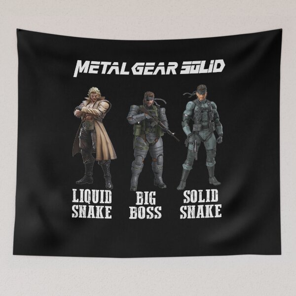 Item preview, Metal Gear Solid - Liquid Snake - Big Boss - Solid Snake designed and sold by LoriKenneth7.
