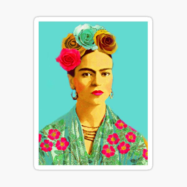 Item preview, Frida Kahlo Aqua designed and sold by FridaArtGallery.