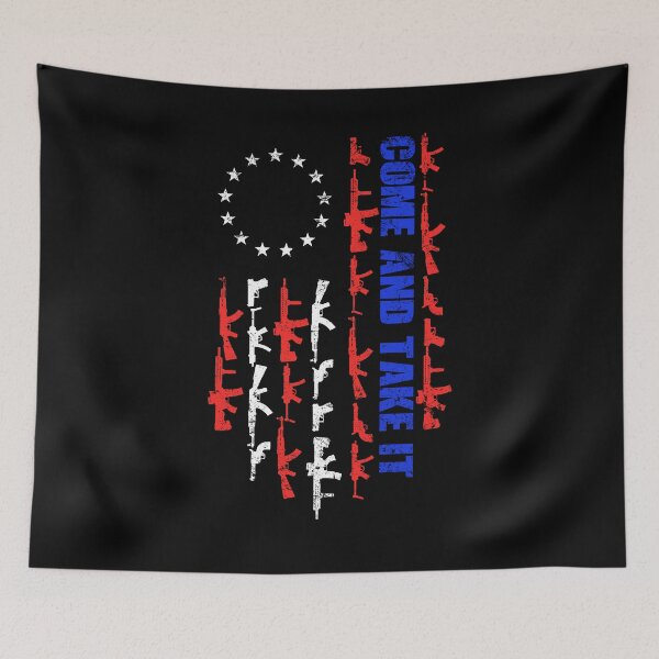 Item preview, 2A Come and Take It - Pro Gun Rights AR15 - 13 Stars Flag Betsy Ross Flag designed and sold by American-Proud.
