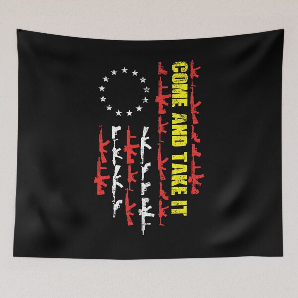 Item preview, 2A Come and Take It - Pro Gun Rights AR15 - 13 Stars Flag Betsy Ross Flag designed and sold by American-Proud.