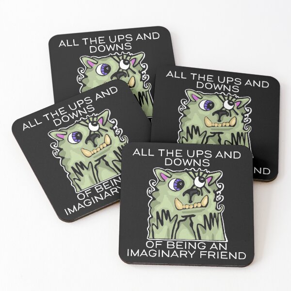 Item preview, All the Ups and Downs of Being an Imaginary Friend designed and sold by wildjellybeans.