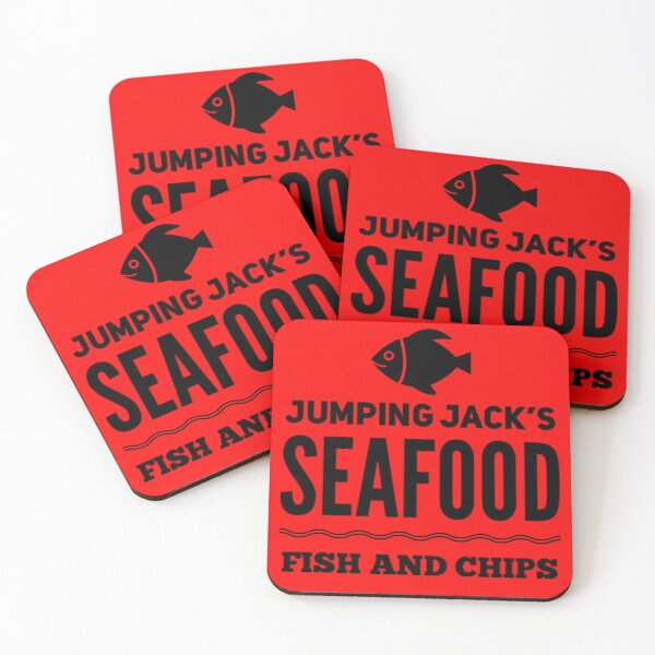 Item preview, Jumping Jacks' Seafood Fish and Chips  designed and sold by prohockeylabs.