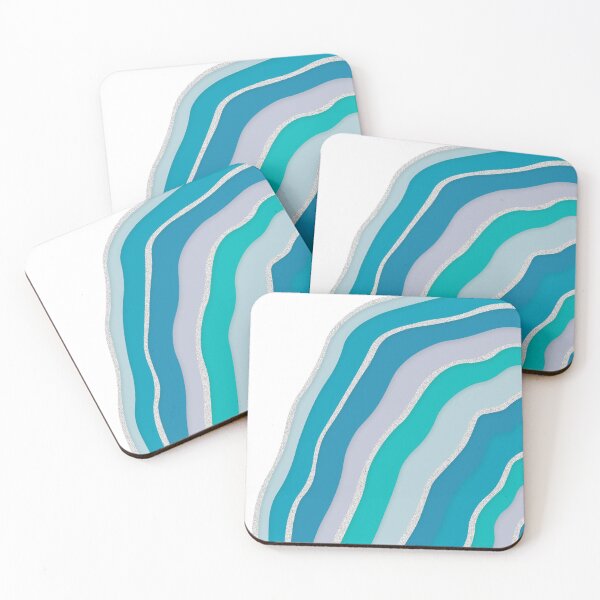 Item preview, Geode Papercut - Blue and Teal designed and sold by ElseyMae.