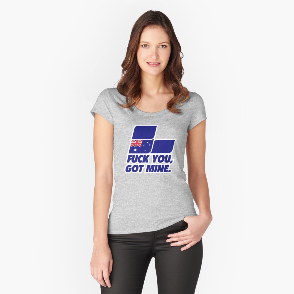 Item preview, Fitted Scoop T-Shirt designed and sold by posty.