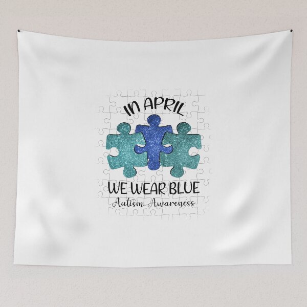 Item preview, In april we wear blue Autism Awareness Shirt, Hanmade, cotton, shirt designed and sold by BynumHartman20.