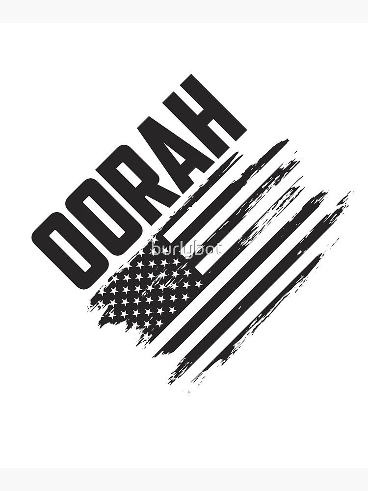 "Oorah Marine Flag/US Marines/America/USA, Battle Cry " Tote Bag by