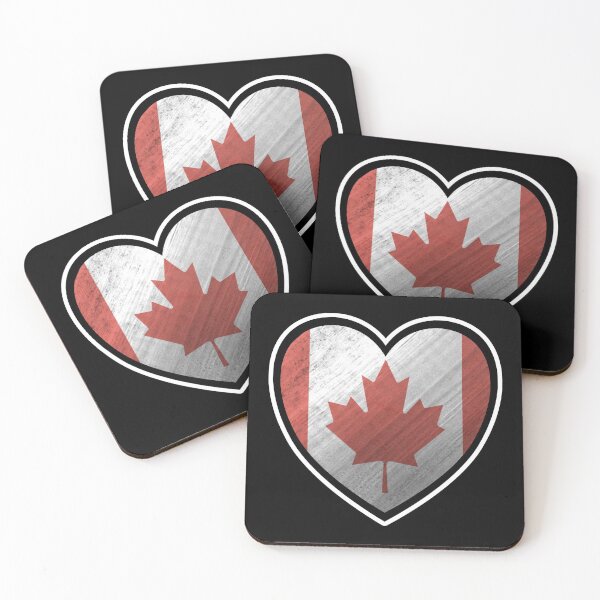 Item preview, Canada Flag Heart Icon designed and sold by dylanxh.