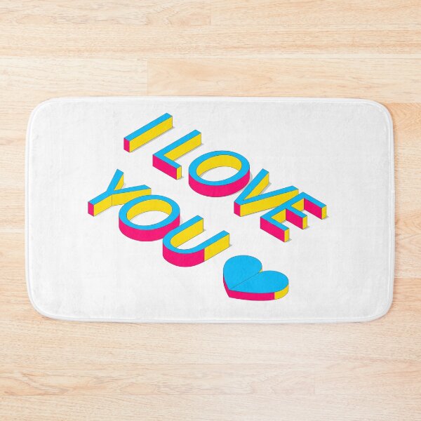 Item preview, I love you isometric design designed and sold by Abrahamjp.