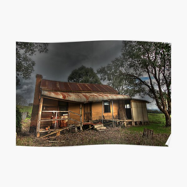 Abandoned Homestead near Myrtleford Poster
