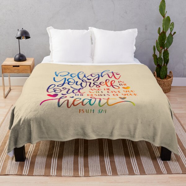 Item preview, Delight Yourself in the Lord - Bible Quote designed and sold by jeyel7.