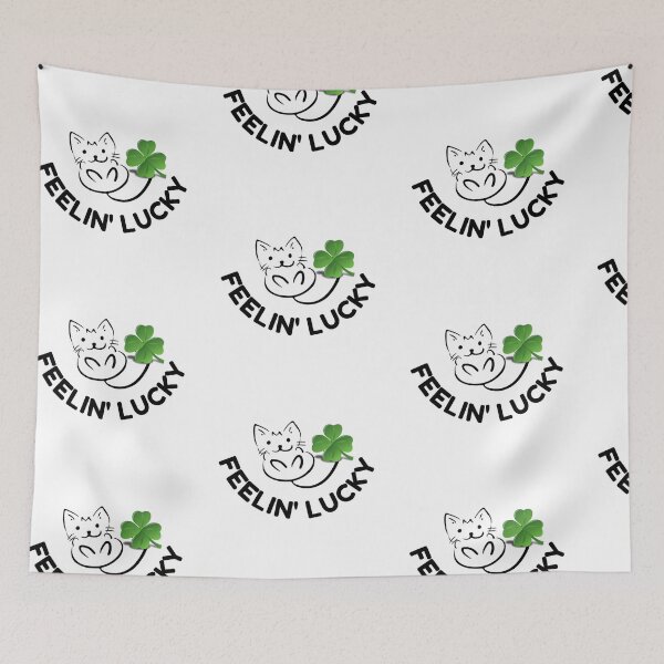 Item preview, feeling lucky Cute Cat designed and sold by HappyLife4U.