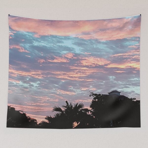 Item preview, Beautiful Colorful Summer Sunrise with Palm Trees designed and sold by Rhu Creations.