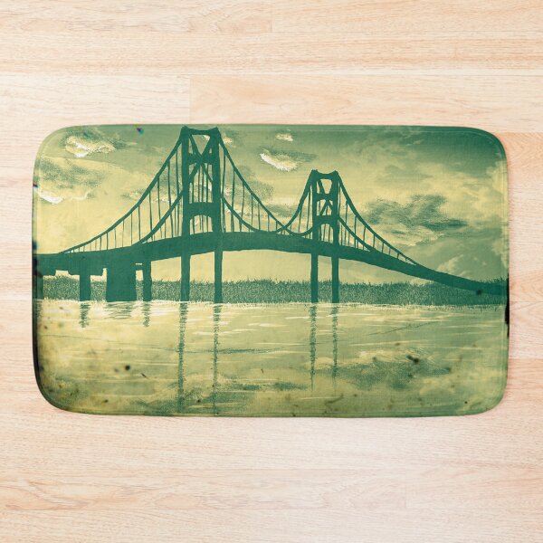 Item preview, Mackinac Bridge Old Timey Effect designed and sold by SistersInArtN.