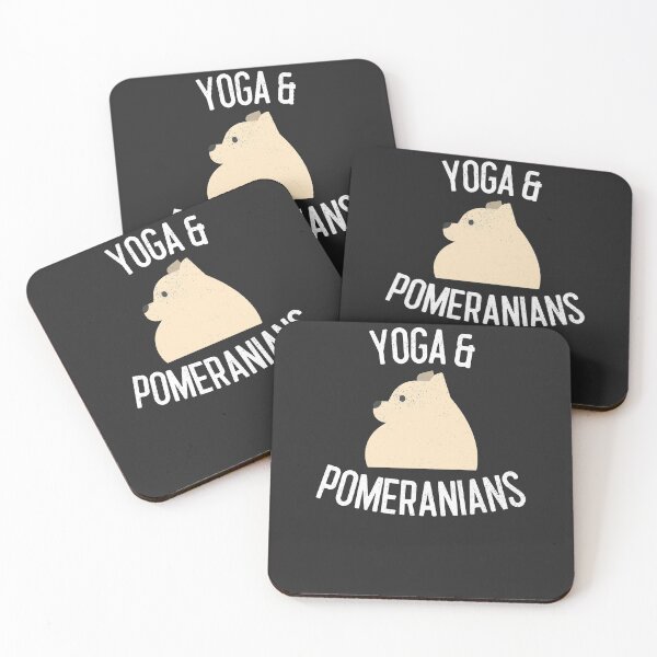 Item preview, Yoga & Pomeranians Dog Lover Gift designed and sold by EricJP.