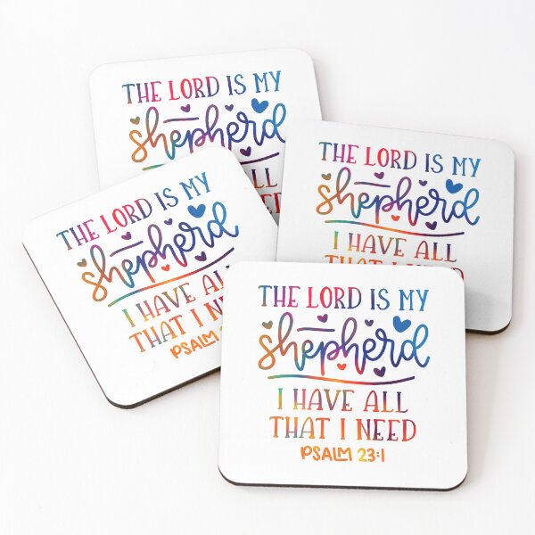 Item preview, The Lord is My Shepherd - Bible Quote designed and sold by jeyel7.