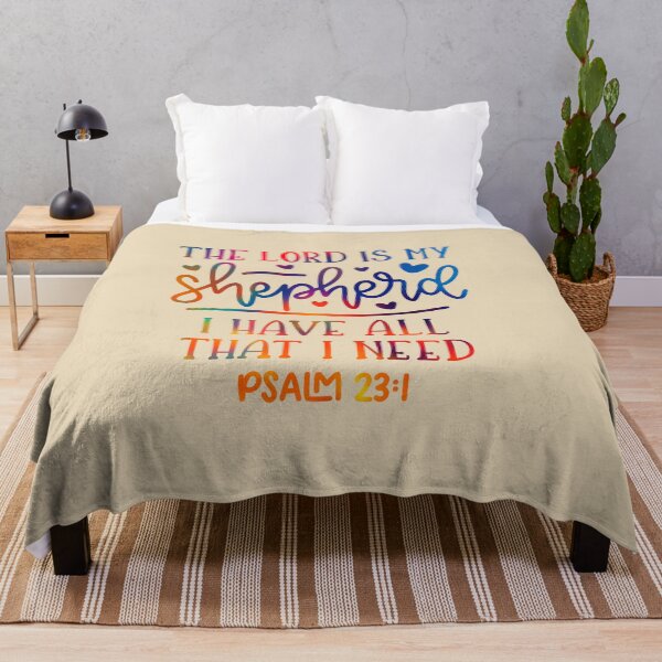 Item preview, The Lord is My Shepherd - Bible Quote designed and sold by jeyel7.