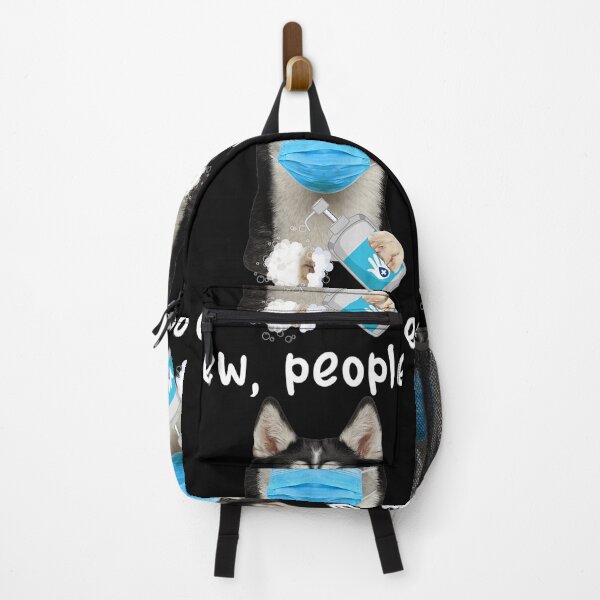 Item preview, Cute Siberian Husky Dog Ew People Dog Wearing A Face Mask designed and sold by Nicestore099.
