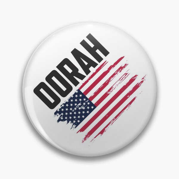 Item preview, Oorah American Flag/Marine/Battle Cry/USA/Military/Patriotic/America designed and sold by burlybot.
