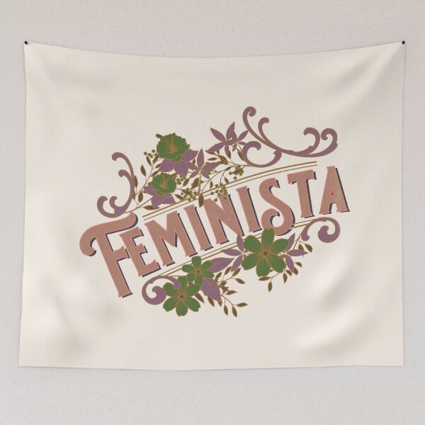 Item preview, Feminista Floral 2 designed and sold by MaryJaneRC.