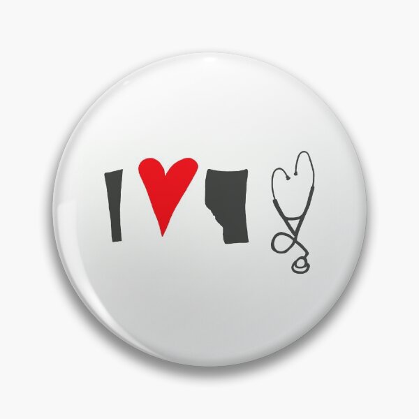 Aperçu de l'œuvre J'aime les médecins de l'Alberta créée et vendue par BackgroundPixel.
