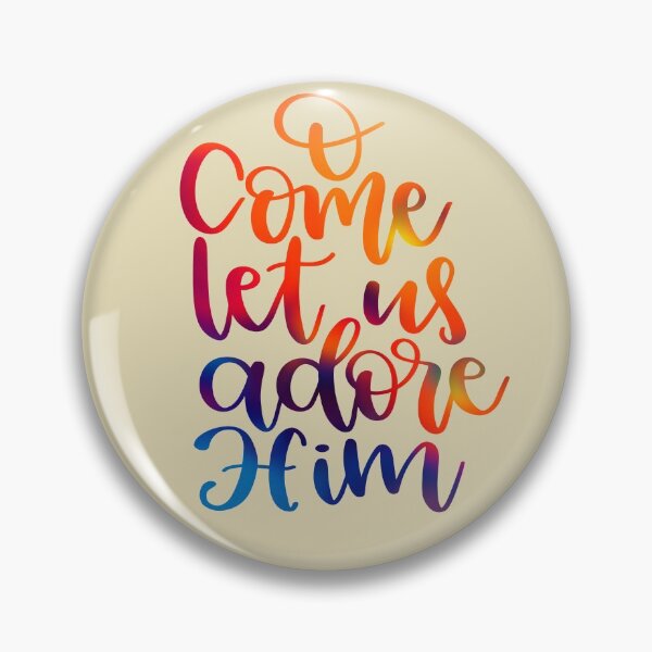 Item preview, O Come Let Us Adore Him - Bible Quote designed and sold by jeyel7.