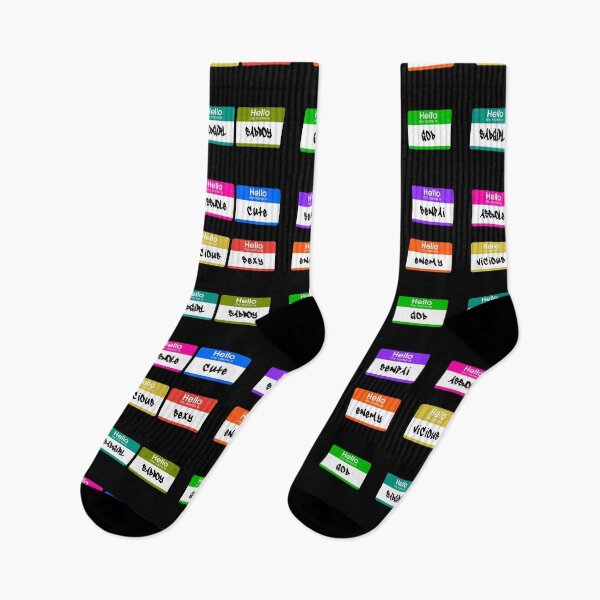 Item preview, Name Tags Rainbow Value Pack 5 designed and sold by everything4eva.