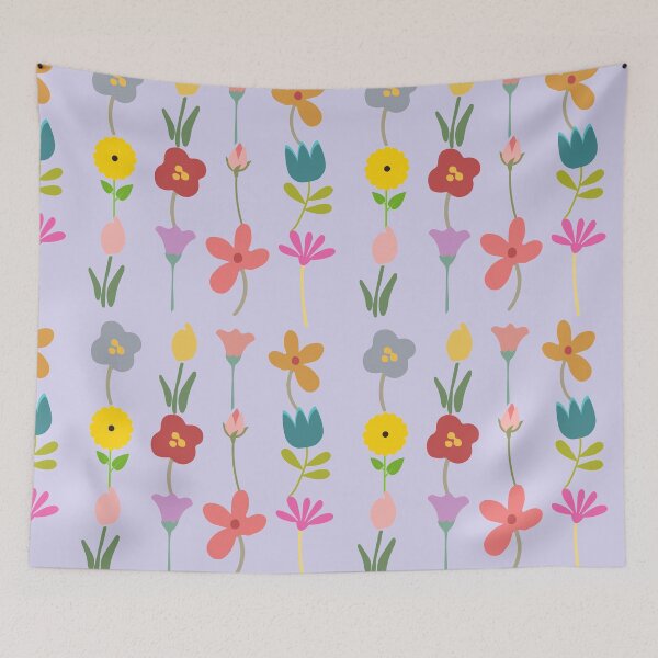 Item preview, Simplistic floral pattern - Cute flower pattern designed and sold by Theleochick.