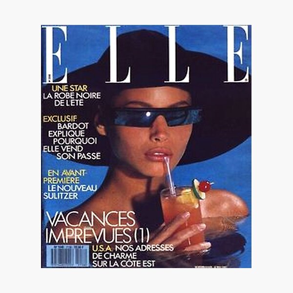 Fashion Magazine Poster Photographic Print