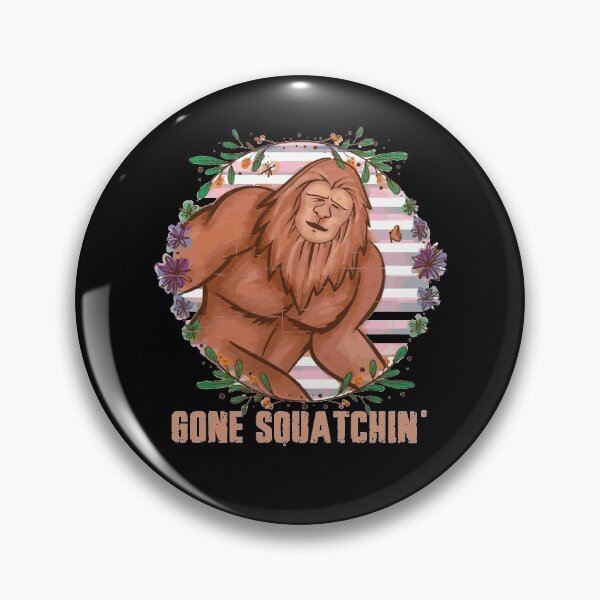 Item preview, Bigfoot Gone Squatchin Sunset FlowerYeti Sasquatch designed and sold by 9ine9.