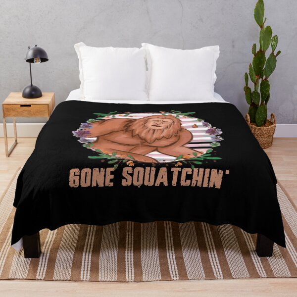Item preview, Bigfoot Gone Squatchin Sunset FlowerYeti Sasquatch designed and sold by 9ine9.