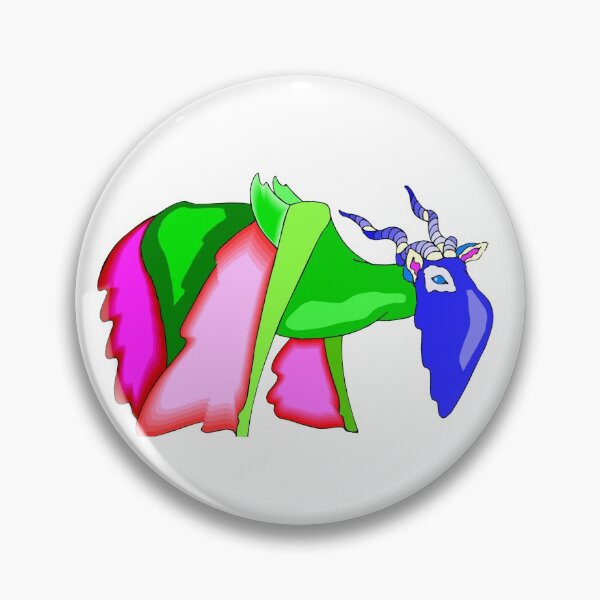Item preview, Psychedelic Female Antelope designed and sold by Judge-Hatchet.