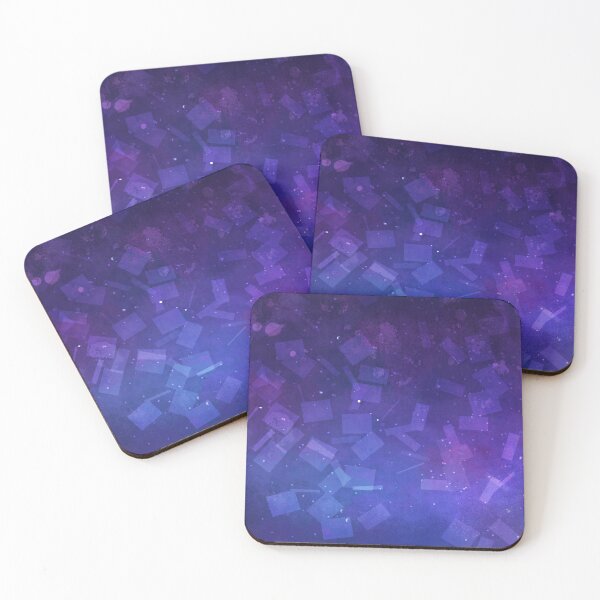 Item preview, Purple/Blue Rectangles designed and sold by JustLagoons.