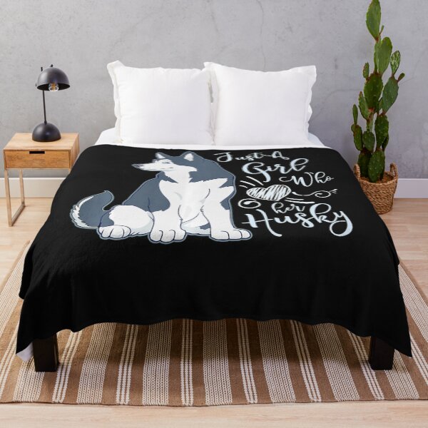 Item preview, Cute Siberian Husky Gift Girl Who Loves A Husky  designed and sold by Nicestore099.