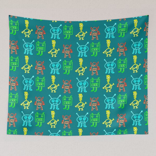 Item preview, monster doodles  designed and sold by EWIKA By Ekawit.