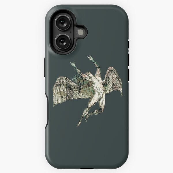 Item preview, ICARUS THROWS THE HORNS - antique grunge  *awesome UNLISTED designs in my portfolio* designed and sold by sleepingmurder.