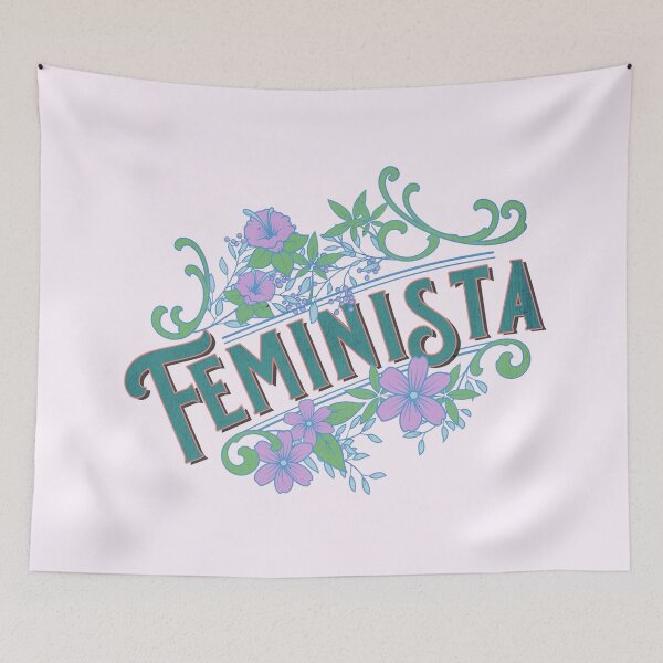 Item preview, Feminista Floral 4 designed and sold by MaryJaneRC.