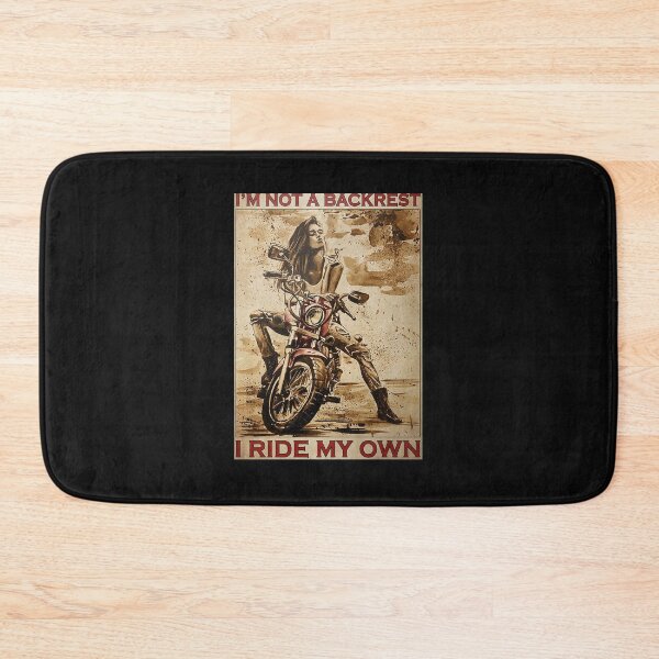 Item preview, Biker Girl I'm Not A Backrest I Ride My Own Poster designed and sold by ArminaNLabrie.