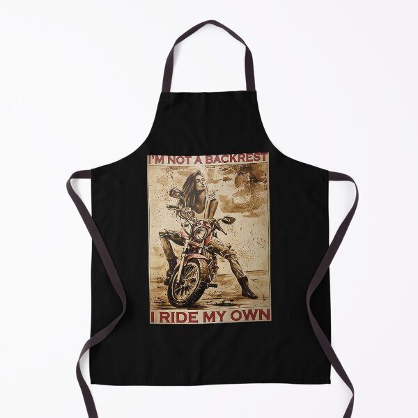 Item preview, Biker Girl I'm Not A Backrest I Ride My Own Poster designed and sold by ArminaNLabrie.