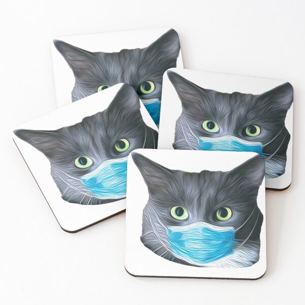 Item preview, Funny  black cat with mask designed and sold by Pelastore.