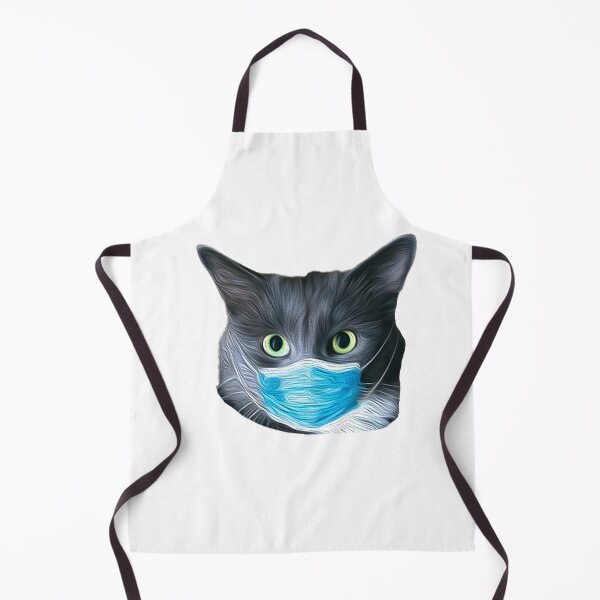 Item preview, Funny black cat with mask designed and sold by Pelastore.