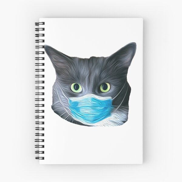 Artikelvorschau, Lustige schwarze Katze mit Maske entworfen und verkauft von Pelastore.
