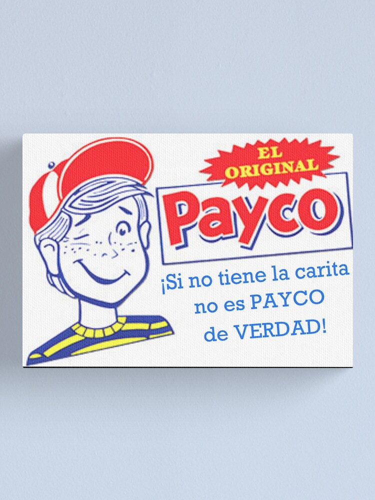 Helados Payco la carita Canvas Print