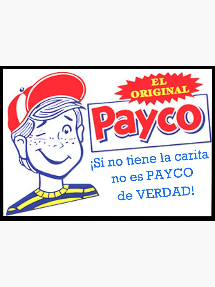 Helados Payco la carita Pegatina