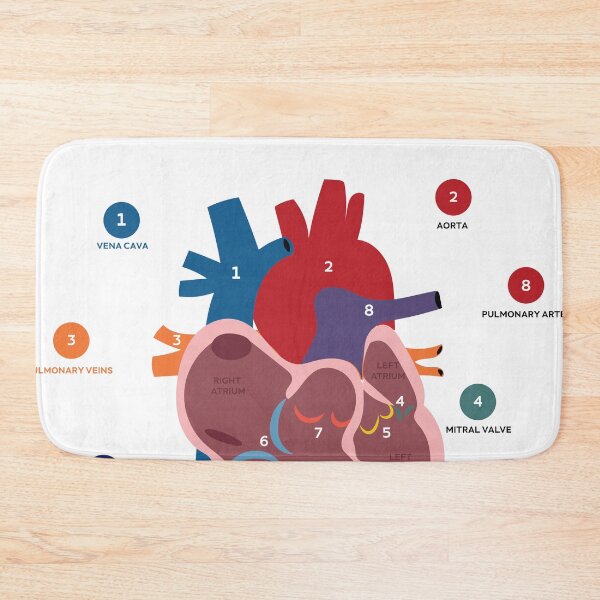 Item preview, Anatomy of human heart poster | Anatomy of human heart t-shirt for teachers  designed and sold by KARTICK DUTTA.
