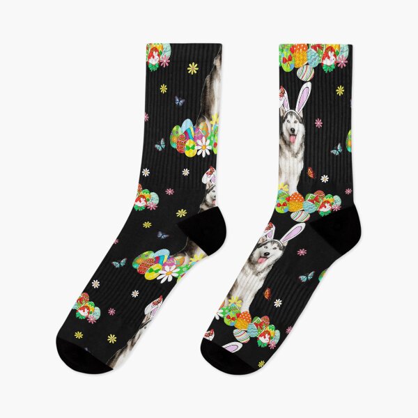 Item preview, Cute Siberian Husky Happy Easter Day Dog Dad Dog Mom  designed and sold by Nicestore099.