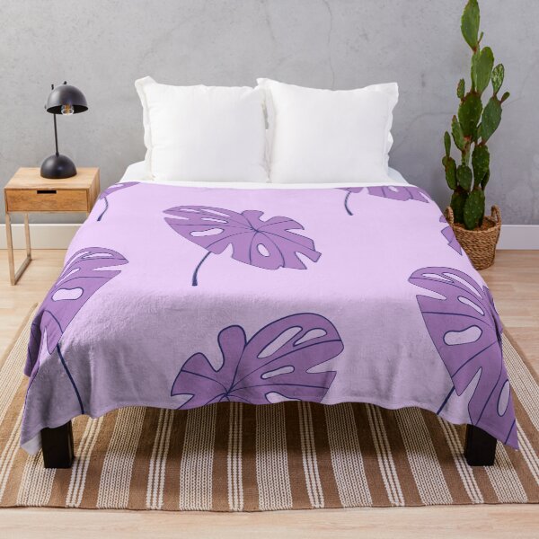 Item preview, Pastel purple monstera leaf designed and sold by afrapaints.